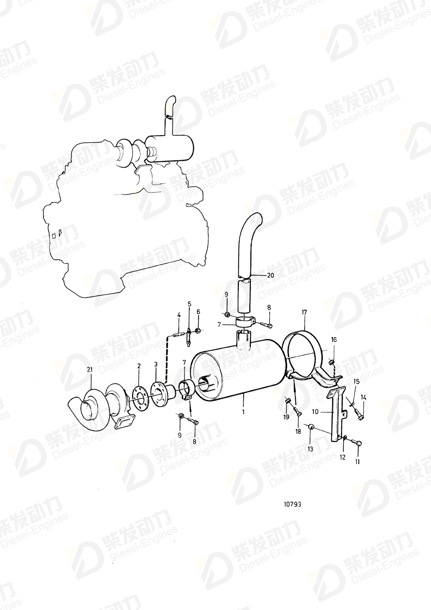 volvo penta Hexagon screw 970950 Drawing volvo penta Hexagon screw 970950 Drawing